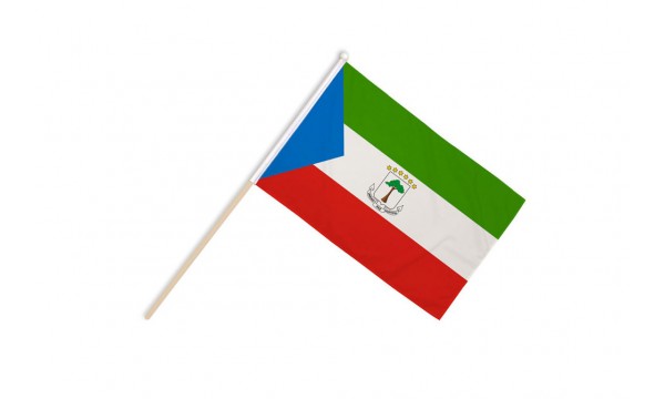 Equatorial Guinea Hand Flags